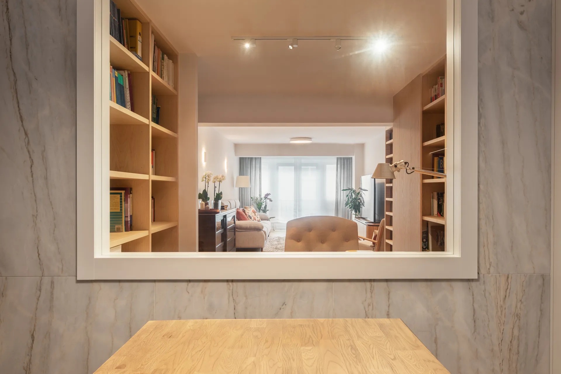 Fotografía de reforma de cocina en vivienda de Santiago de Compostela